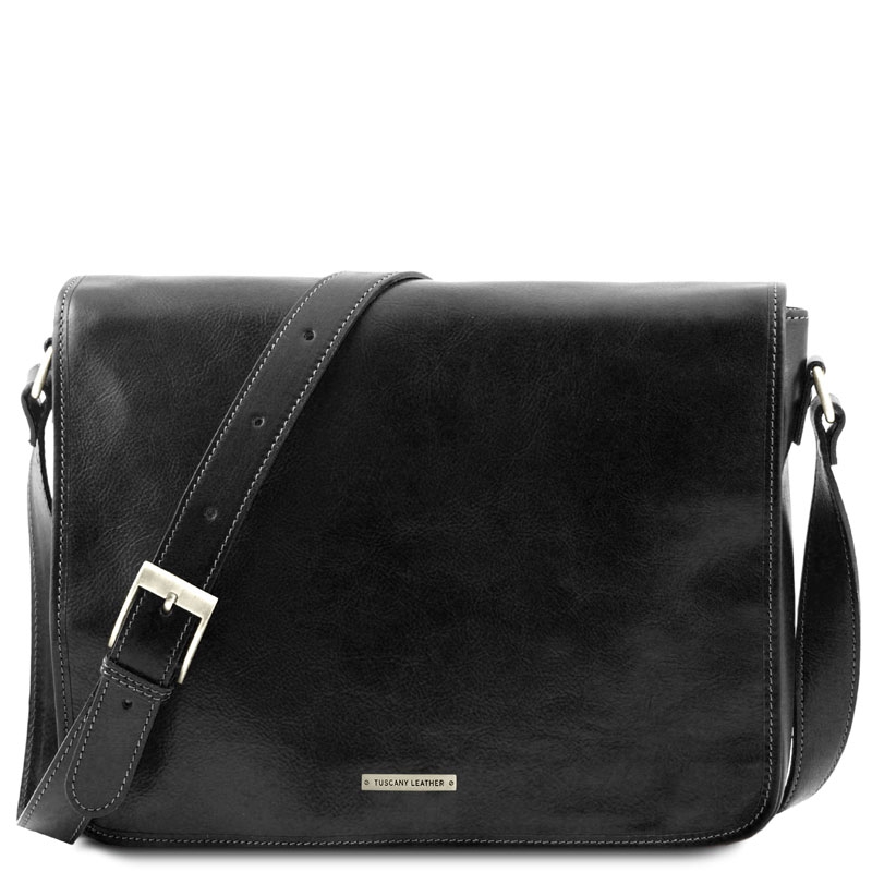 Messenger Umhängetasche gross schwarz Messenger Umhängetasche gross schwarz