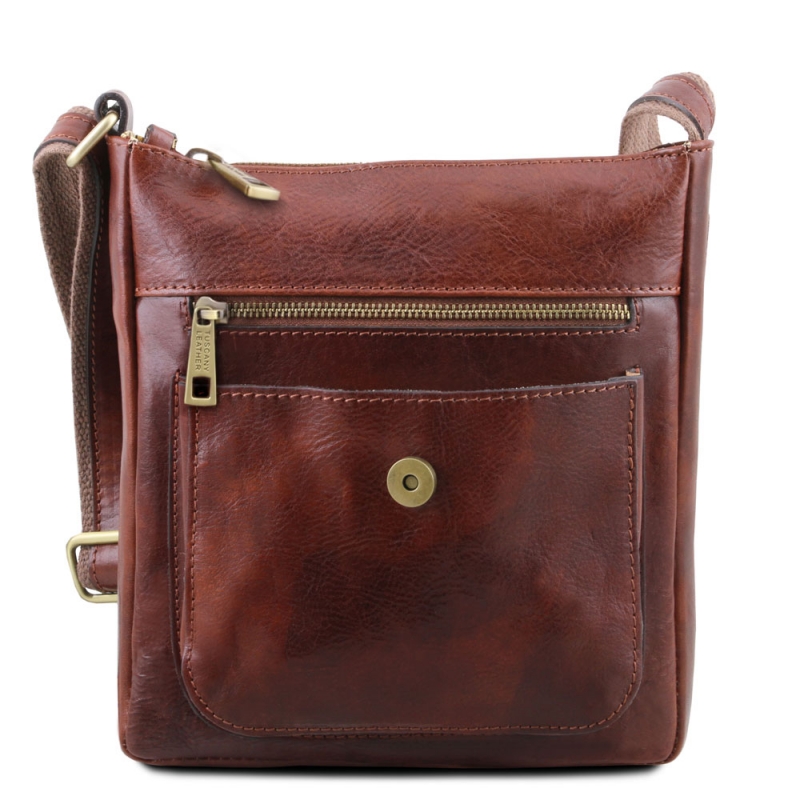 Leder Umhängetasche Jimmy Front Leder Umhängetasche Jimmy Front
