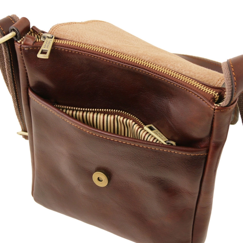 Leder-Umhängetasche John front Leder-Umhängetasche John front