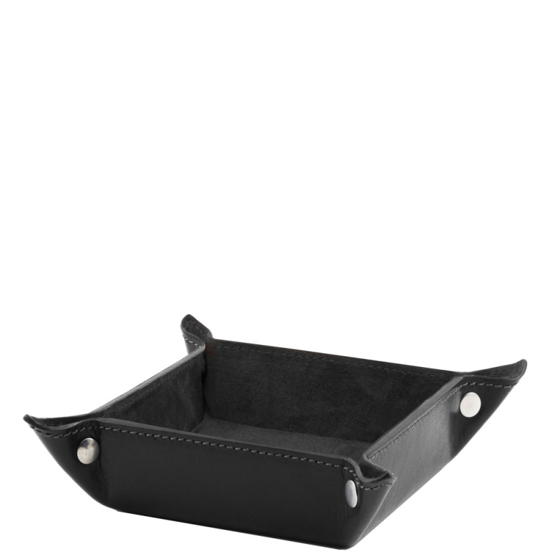 Lederschale klein schwarz Lederschale klein schwarz
