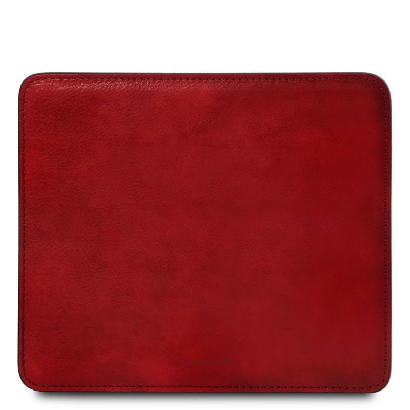 Mauspad aus Leder Rot Mauspad aus Leder Rot