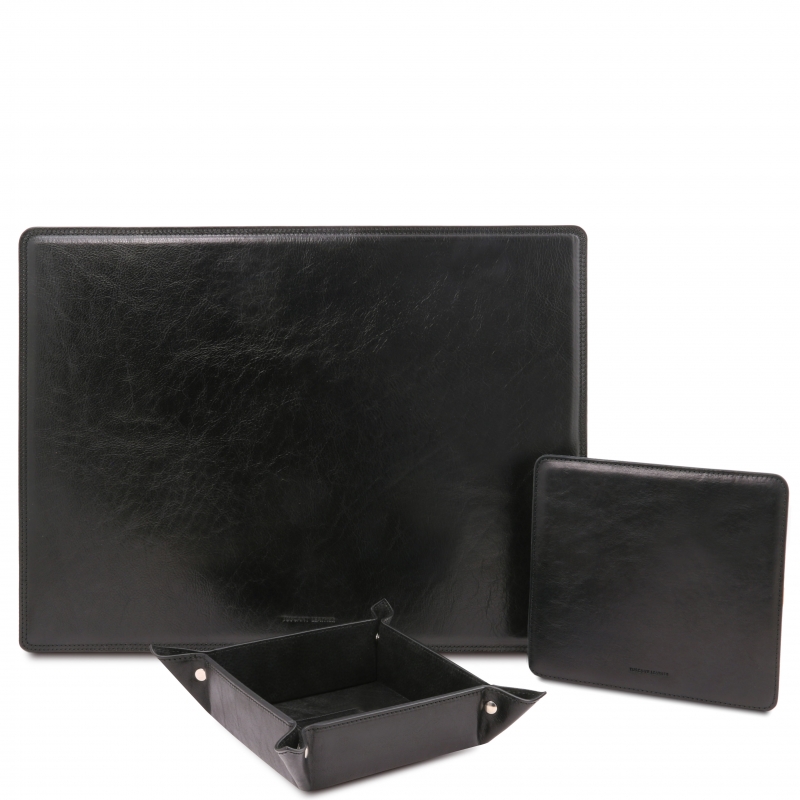 Office-Set Leder schwarz Office-Set Leder schwarz