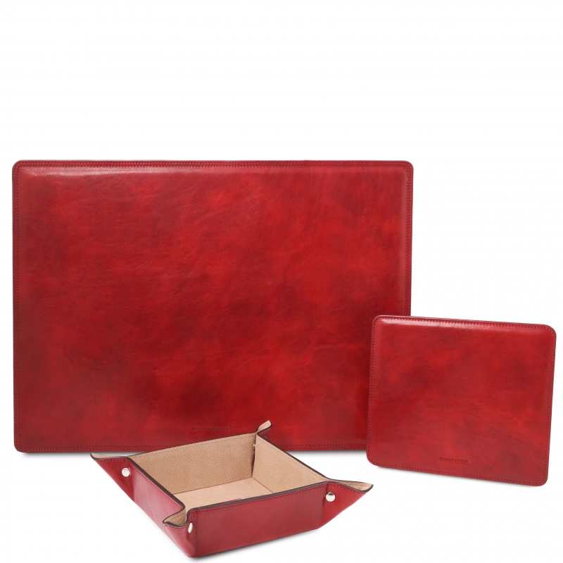 Office-Set Leder rot Office-Set Leder rot