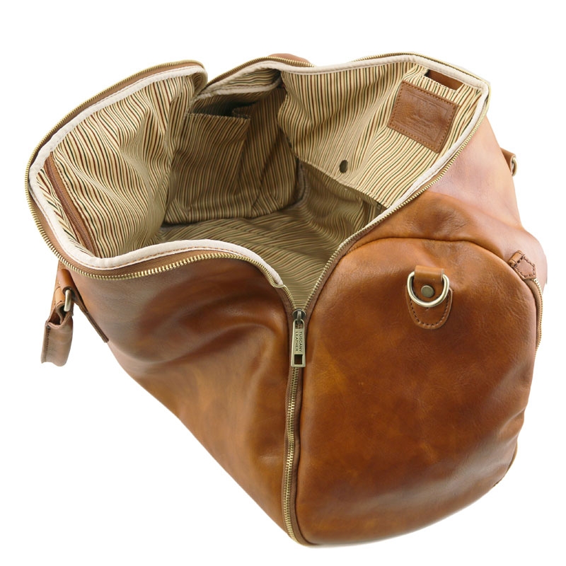 Reisetasche-Kleidersack Antiqua natural Innenansicht Reisetasche-Kleidersack Antiqua natural Innenansicht
