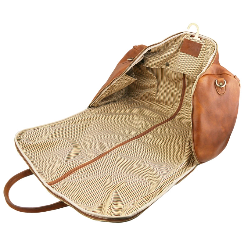 Reisetasche-Kleidersack Antiqua natural Interieur-1 Reisetasche-Kleidersack Antiqua natural Interieur-1