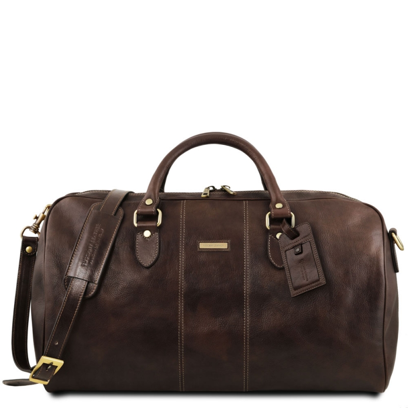 Leder Reisetasche Lisbona gross Dunkelbraun Leder Reisetasche Lisbona gross Dunkelbraun