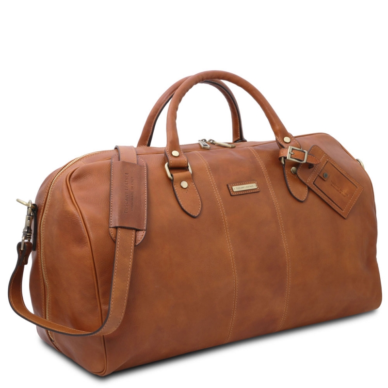Leder Reisetasche Lisbona gross Seite Leder Reisetasche Lisbona gross Seite