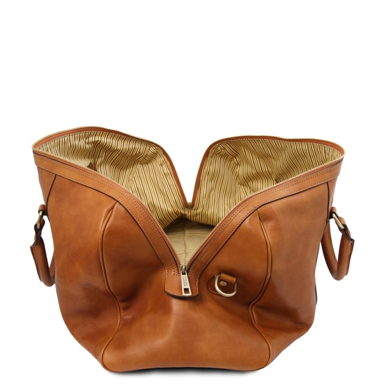 Leder Reisetasche Oslo Offen Leder Reisetasche Oslo Offen
