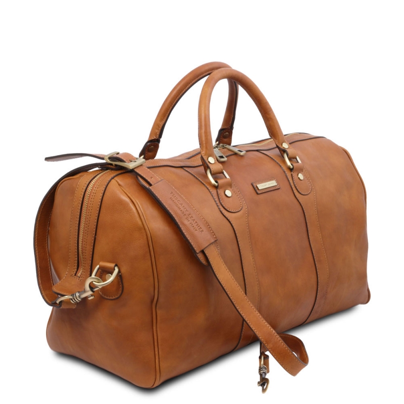 Leder Reisetasche Oslo Front Leder Reisetasche Oslo Front