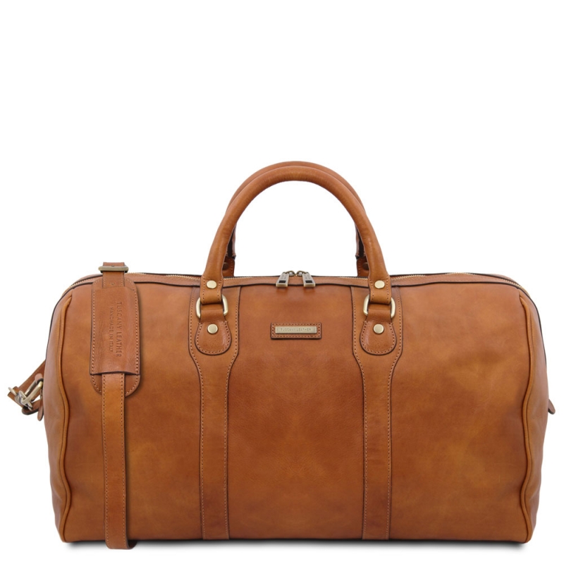Leder Reisetasche Oslo Natural Leder Reisetasche Oslo Natural