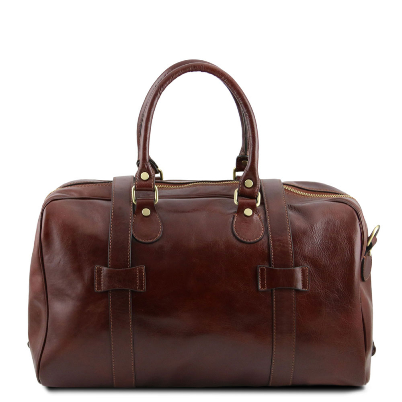 Leder Reisetasche Vespucci klein Rückseite Leder Reisetasche Vespucci klein Rückseite