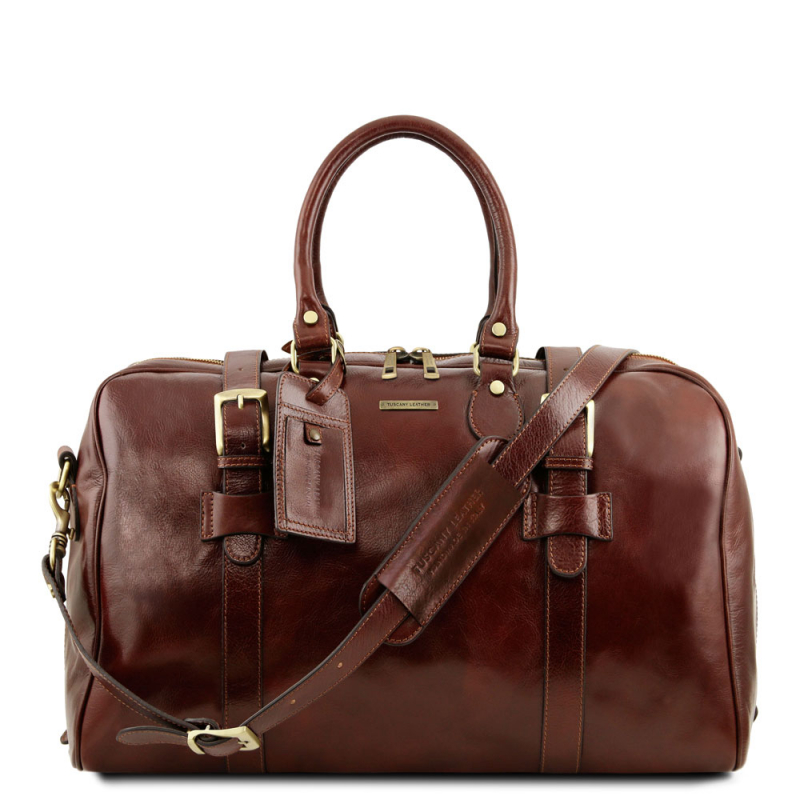 Leder Reisetasche Vespucci klein braun Leder Reisetasche Vespucci klein braun