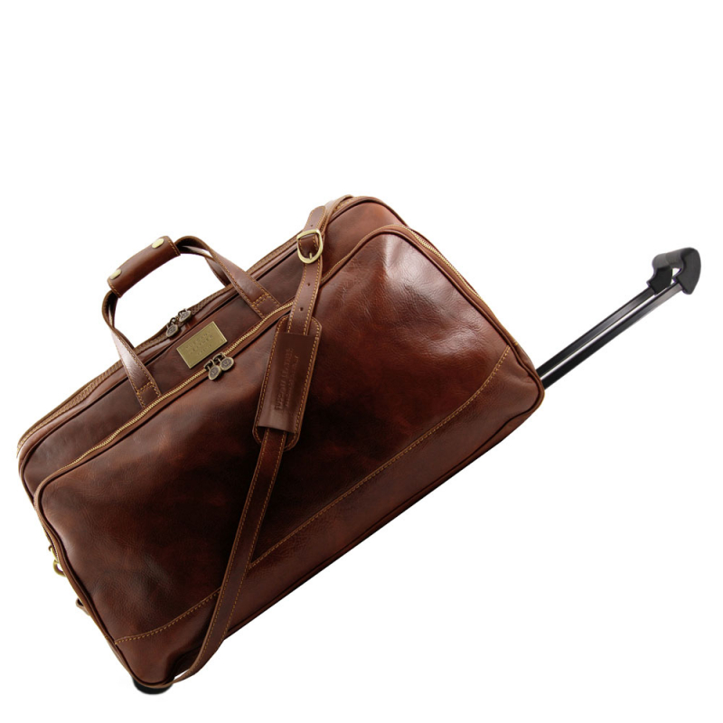 Leder-Reisetrolley Bora Bora gross Teleskop Leder-Reisetrolley Bora Bora gross Teleskop