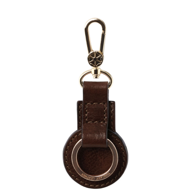 Schlüsselanhänger Leder TL141922 dunkelbraun Schlüsselanhänger Leder TL141922 dunkelbraun