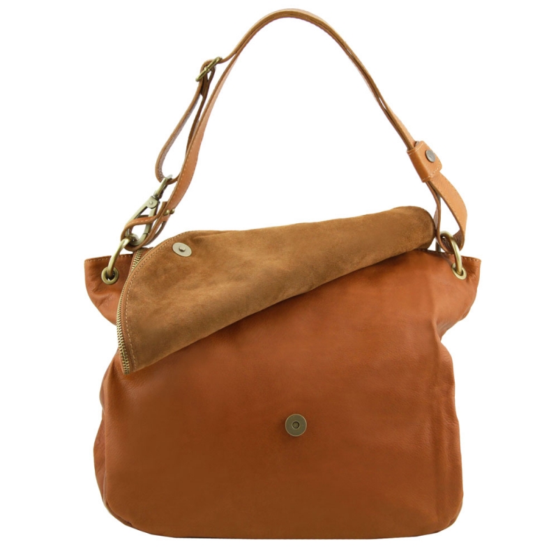 Tuscany Leather Schultertasche aus Leder Front Tuscany Leather Schultertasche aus Leder Front