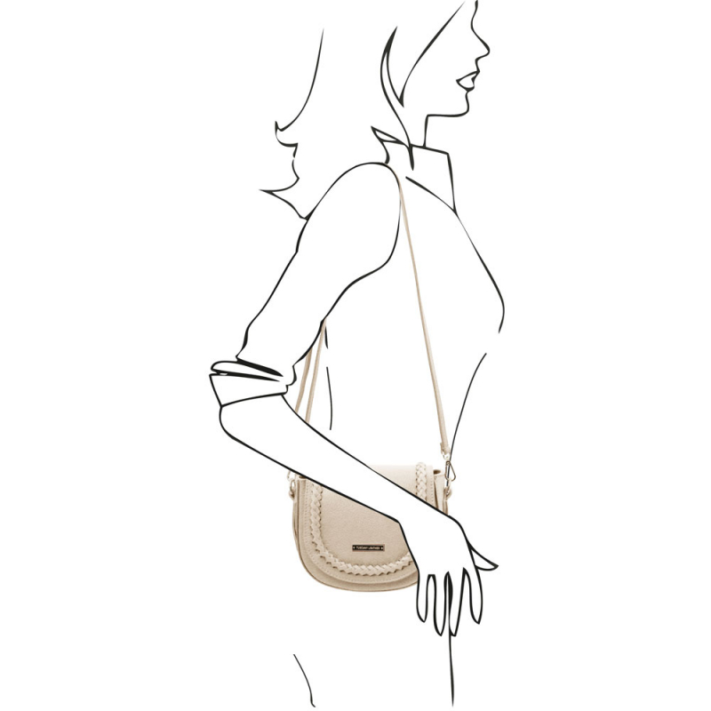 Tuscany Leather Schultertasche Saddle Outfit Tuscany Leather Schultertasche Saddle Outfit