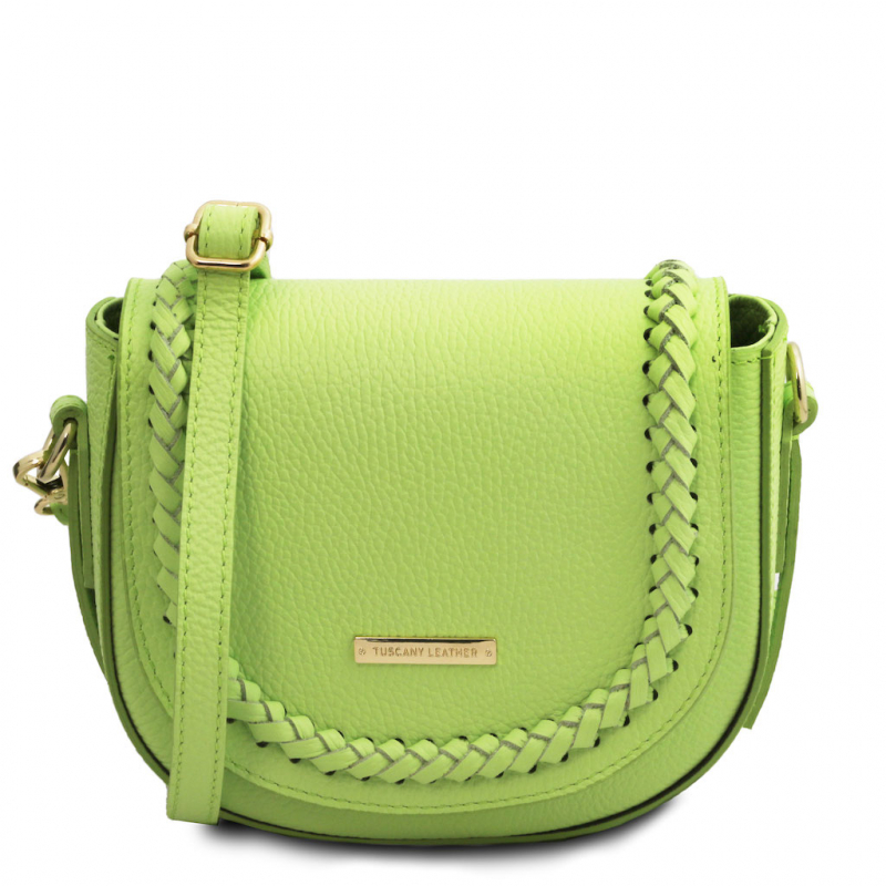Tuscany Leather Schultertasche Saddle lime Tuscany Leather Schultertasche Saddle lime