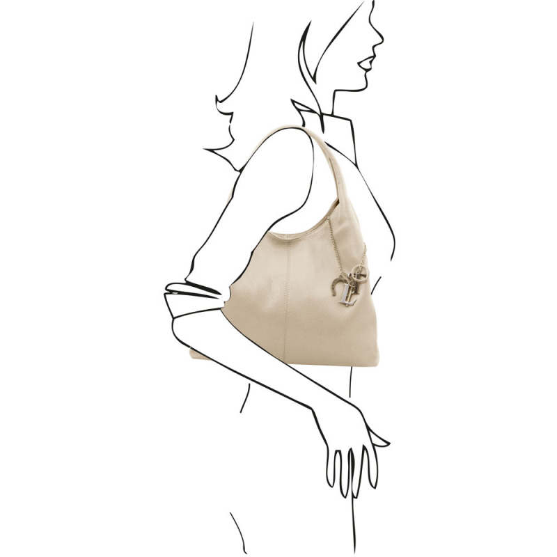 Tuscany Leather Schultertasche Hobo Outfit Tuscany Leather Schultertasche Hobo Outfit
