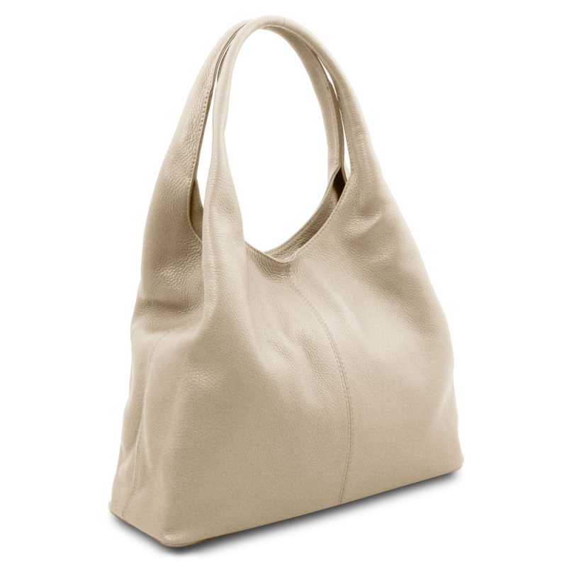 Tuscany Leather Schultertasche Hobo Seite