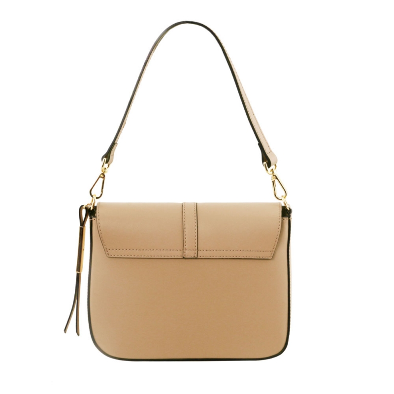 Tuscany Leather Schultertasche Nausica Rückseite Tuscany Leather Schultertasche Nausica Rückseite