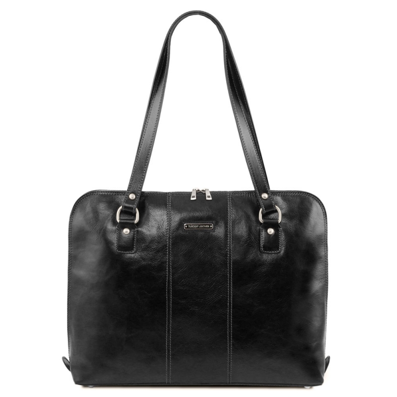 Tuscany Leather Shopper Ravenna Schwarz Tuscany Leather Shopper Ravenna Schwarz