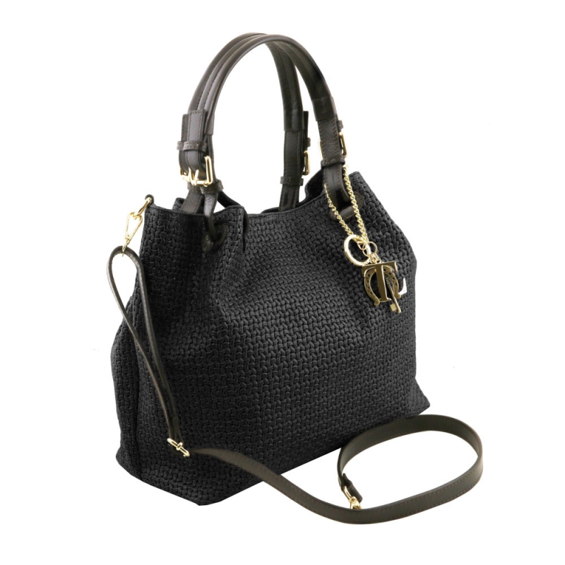 TL KeyLuck Leder-Handtasche Wildleder Seite TL KeyLuck Leder-Handtasche Wildleder Seite