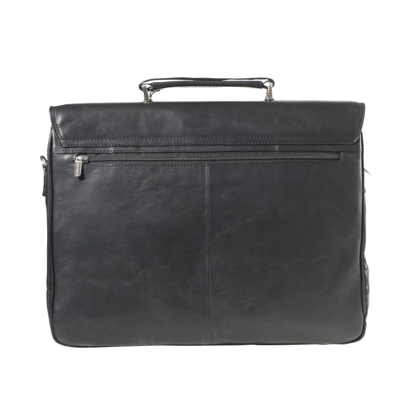 Tony Perotti Laptoptasche 6117-38 schwarz Rückseite Tony Perotti Laptoptasche 6117-38 schwarz Rückseite
