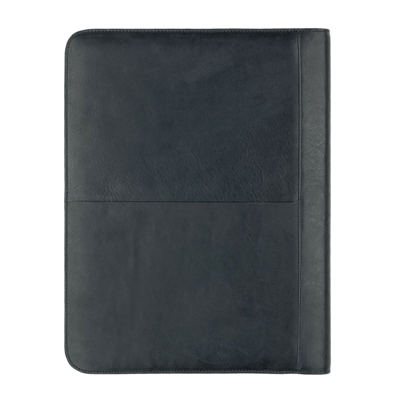 Tony Perotti Schreibmappe A4 aus Leder schwarz Rückseite Tony Perotti Schreibmappe A4 aus Leder schwarz Rückseite