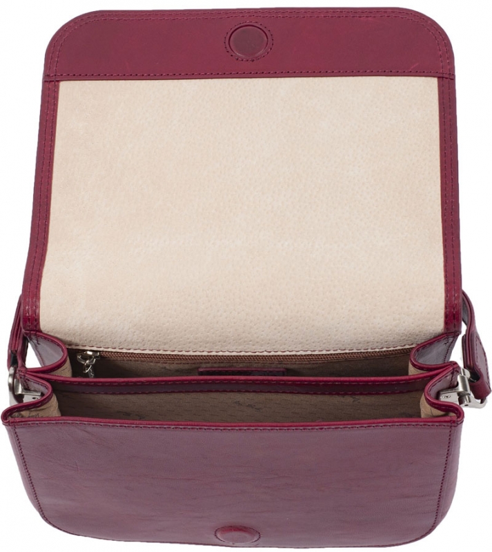 Tony Perotti Damen Umhängetasche Medium pink Interieur Tony Perotti Damen Umhängetasche Medium pink Interieur