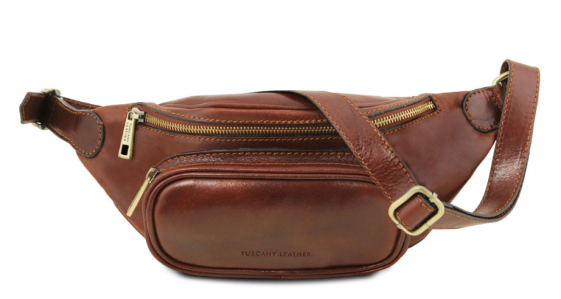 Tuscany Leather Bauchtasche Leder braun Tuscany Leather Bauchtasche Leder braun