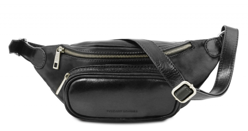 Tuscany Leather Bauchtasche Leder schwarz Tuscany Leather Bauchtasche Leder schwarz