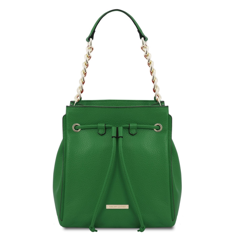 TL Bag Beuteltasche mit Schulterkette Grün TL Bag Beuteltasche mit Schulterkette Grün