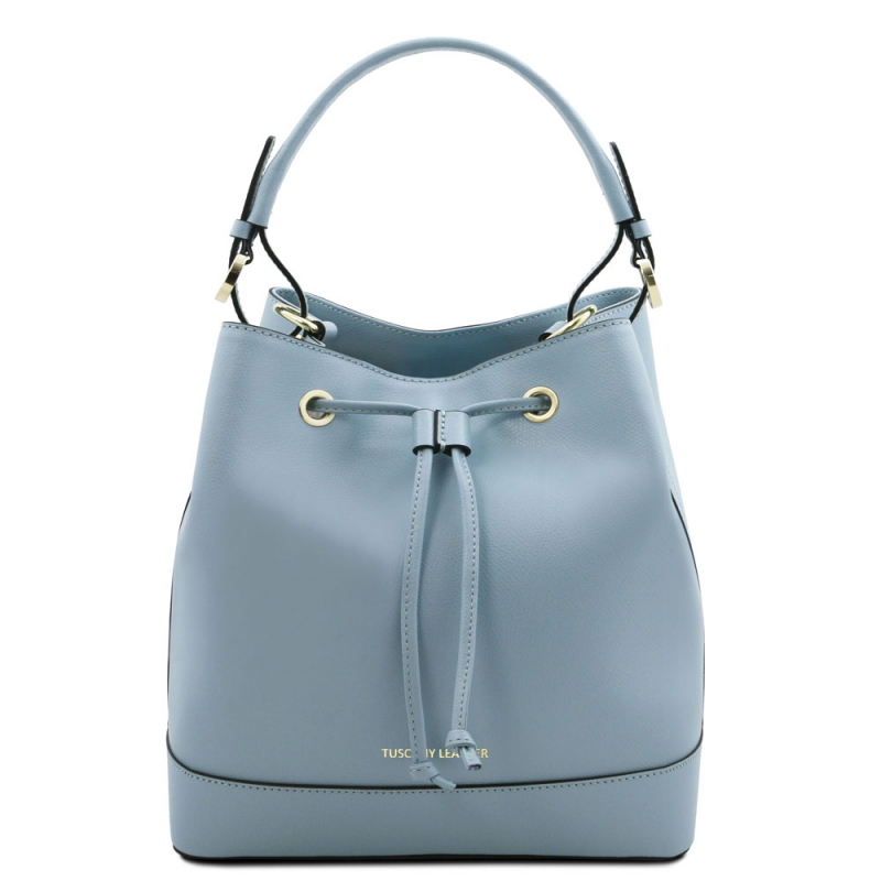 Tuscany Leather Beuteltasche "Minerva" Spring Himmelblau Tuscany Leather Beuteltasche "Minerva" Spring Himmelblau