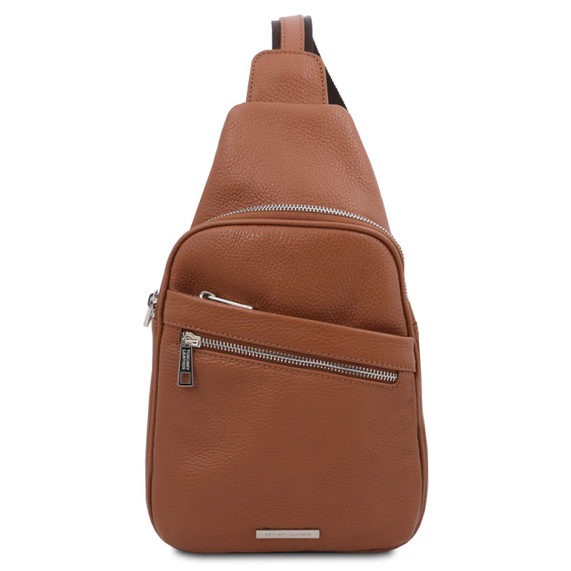 Unisex Brusttasche Albert cognac Unisex Brusttasche Albert cognac