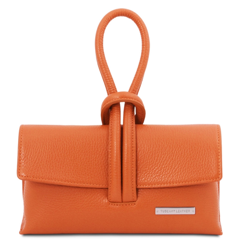 TL Bag Leder-Clutch orange TL Bag Leder-Clutch orange