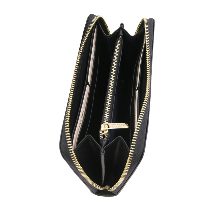 Damen-Geldbörse Venera schwarz Interieur-1 Damen-Geldbörse Venera schwarz Interieur-1