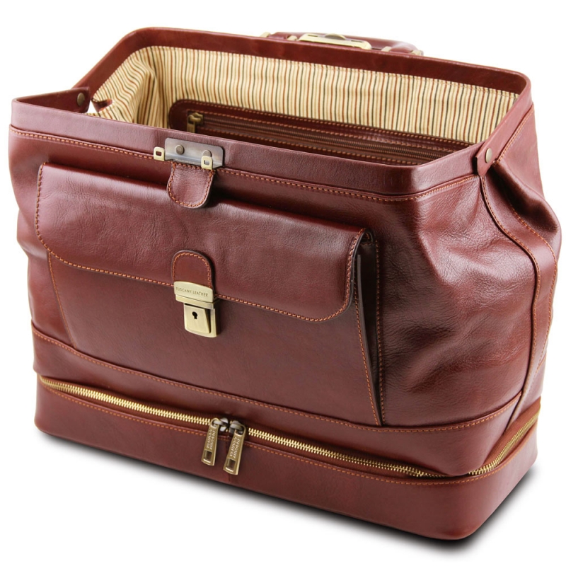 Doktortasche Leder Giotto Frontöffnung Doktortasche Leder Giotto Frontöffnung
