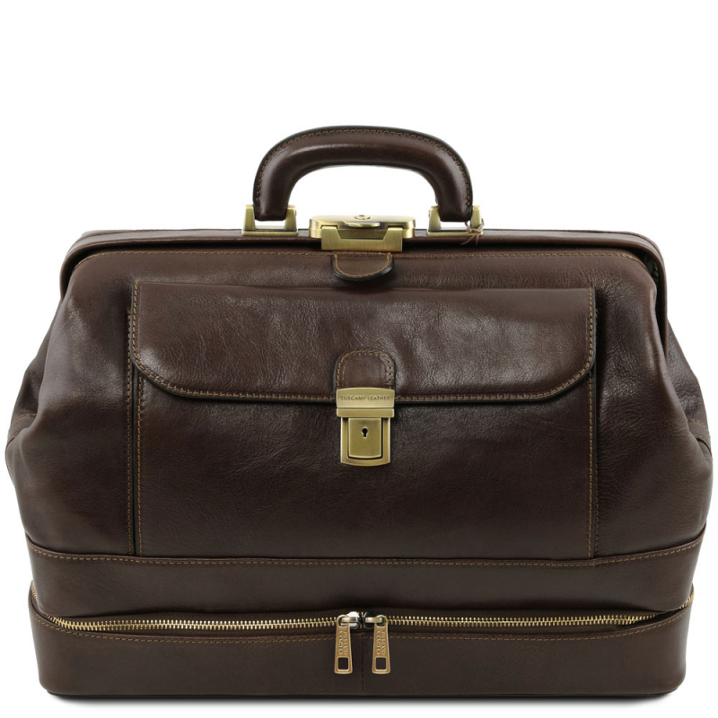 Doktortasche Leder Giotto dunkelbraun Doktortasche Leder Giotto dunkelbraun