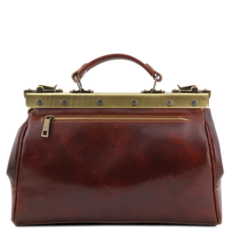 Tuscany Leather Doktortasche Michelangelo Ledertasche Rückseite Tuscany Leather Doktortasche Michelangelo Ledertasche Rückseite