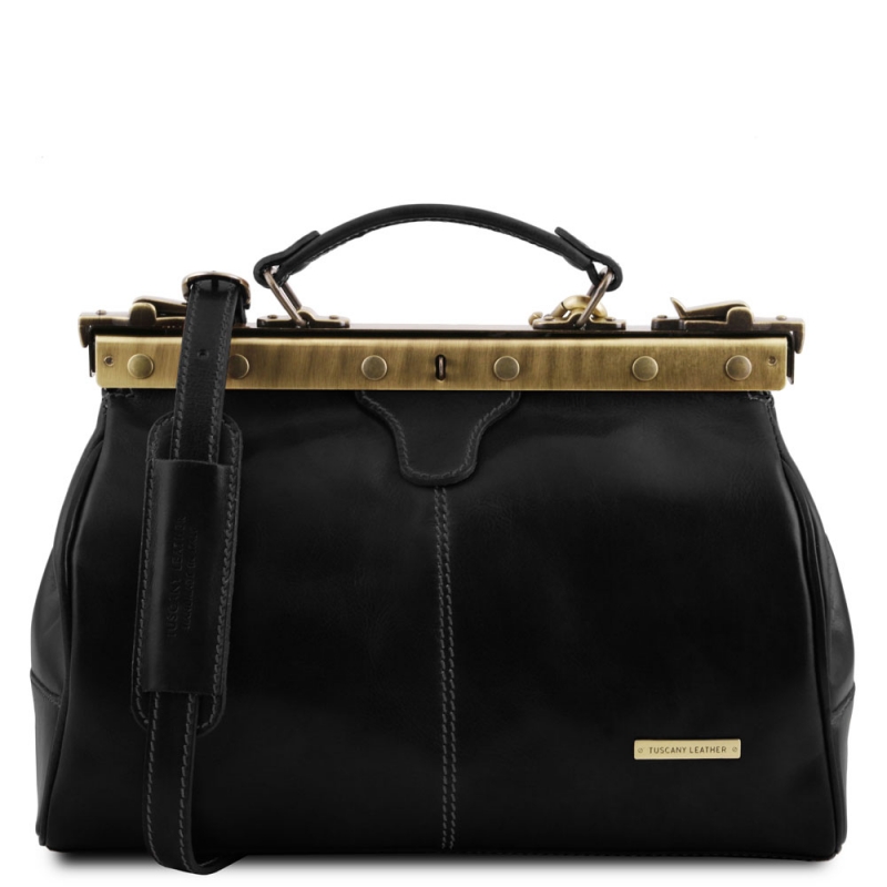Tuscany Leather Doktortasche Michelangelo Ledertasche schwarz Tuscany Leather Doktortasche Michelangelo Ledertasche schwarz