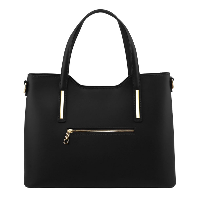 Leder-Handtasche Olimpia Rückseite Leder-Handtasche Olimpia Rückseite