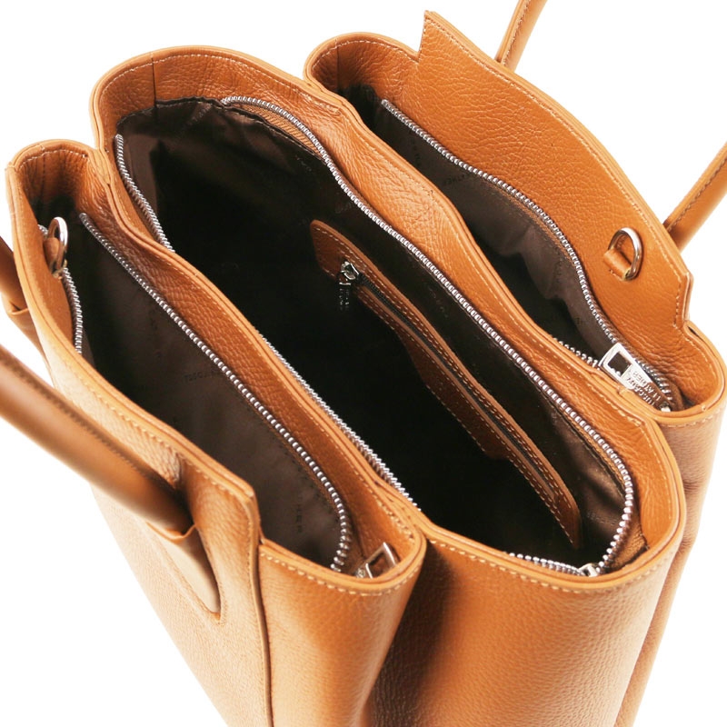 Leder-Handtasche Tulipan interieur-1 Leder-Handtasche Tulipan interieur-1