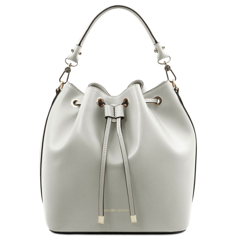 Tuscany Leather Leder-Beuteltasche Vittoria grau Tuscany Leather Leder-Beuteltasche Vittoria grau