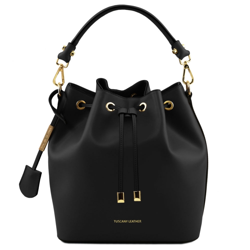 Tuscany Leather Leder-Beuteltasche Vittoria schwarz Tuscany Leather Leder-Beuteltasche Vittoria schwarz