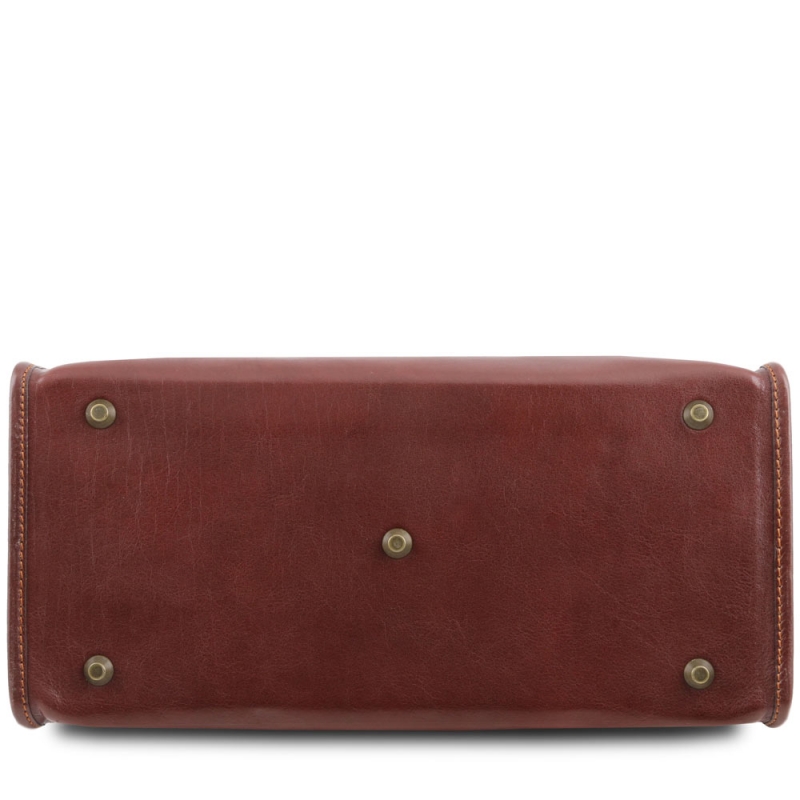 Leder Doktortasche Raffaello braun Boden Leder Doktortasche Raffaello braun Boden