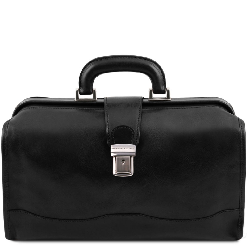Leder Doktortasche Raffaello schwarz Leder Doktortasche Raffaello schwarz