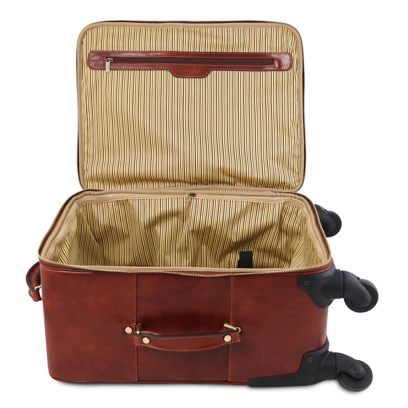 Tuscany Leather Leder Reisetrolley TL-Voyager Interieur