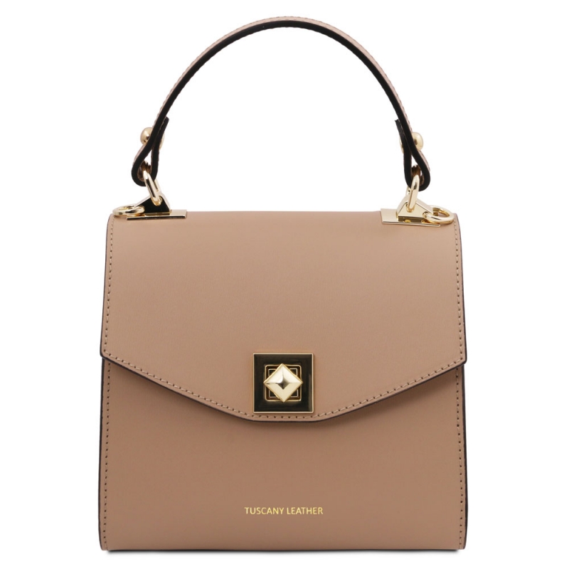TL Bag Mini-Handtasche aus Leder champagner TL Bag Mini-Handtasche aus Leder champagner