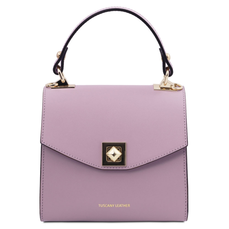 TL Bag Mini-Handtasche aus Leder lila TL Bag Mini-Handtasche aus Leder lila