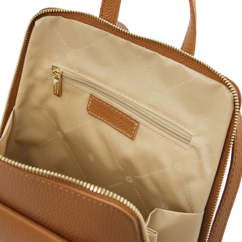 Tuscany Leather Damen-Rucksack klein Interieur-1 Tuscany Leather Damen-Rucksack klein Interieur-1